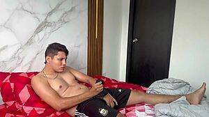 Scene#2 for video: My stepsister catches me jacking off in her room