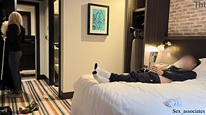 Scene#3 for video: Maid helps jerking off in public at the hotel