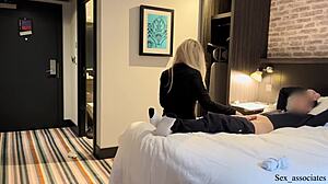 Scene#20 for video: Maid helps jerking off in public at the hotel