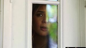 Scene#3 for video: Young woman engages in erotic roleplay outside wit...