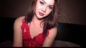 Scene#20 for video: POV blowjob from a stunning trans woman in lingeri...